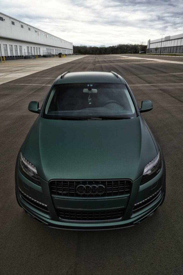 green audi wrap