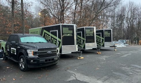 Top Tier Trailer Fleet Wrapped with Branding