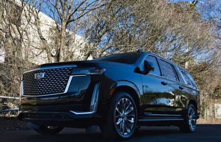black escalade wrapped by Pristine wraps
